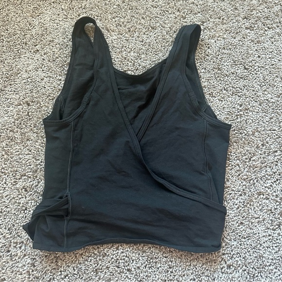 Lululemon Athletica Black Wrap Tank Top - Picture 3 of 5
